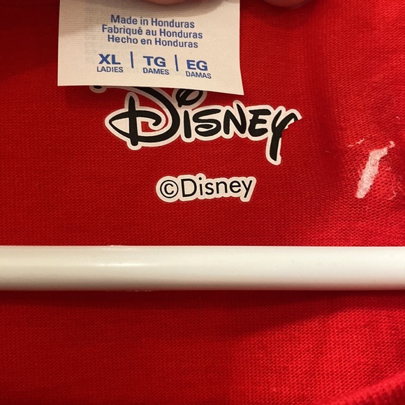 (XL) Red Disney Christmas Shirt - Picture 3 of 4